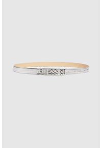 Guess - GUESS Srebrny pasek damski, Rozmiar S. Kolor: srebrny