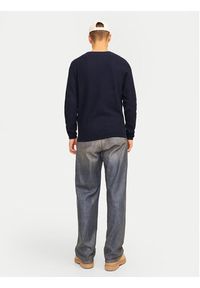 Jack & Jones - Jack&Jones Sweter Cooper 12258407 Granatowy Regular Fit. Kolor: niebieski. Materiał: bawełna #3