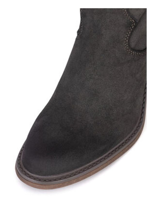 Mustang Kowbojki 1479-501 Szary. Kolor: szary. Materiał: skóra