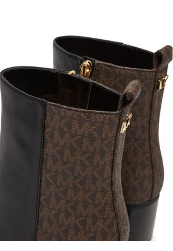 MICHAEL Michael Kors Botki Lex 40F5LXME6L Czarny. Kolor: czarny. Materiał: skóra