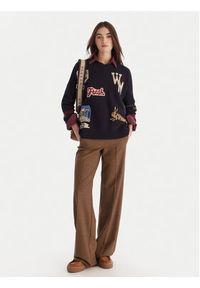 Weekend Max Mara Sweter Pavidi 2525366262 Granatowy Oversize. Kolor: niebieski. Materiał: wełna #4