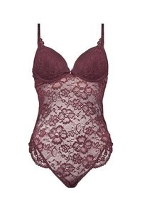 Hunkemöller Body Isadora 302441 Bordowy. Kolor: czerwony. Materiał: syntetyk #7
