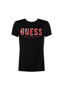 Guess T-Shirty "Malco" | X2RI05KAK91 | Mężczyzna | Czarny. Kolor: czarny. Materiał: bawełna. Wzór: nadruk. Styl: klasyczny #3