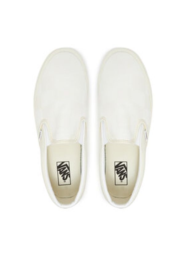 Vans Tenisówki Classic Slip-On VN000D5PCJA1 Biały. Zapięcie: bez zapięcia. Kolor: biały. Materiał: materiał