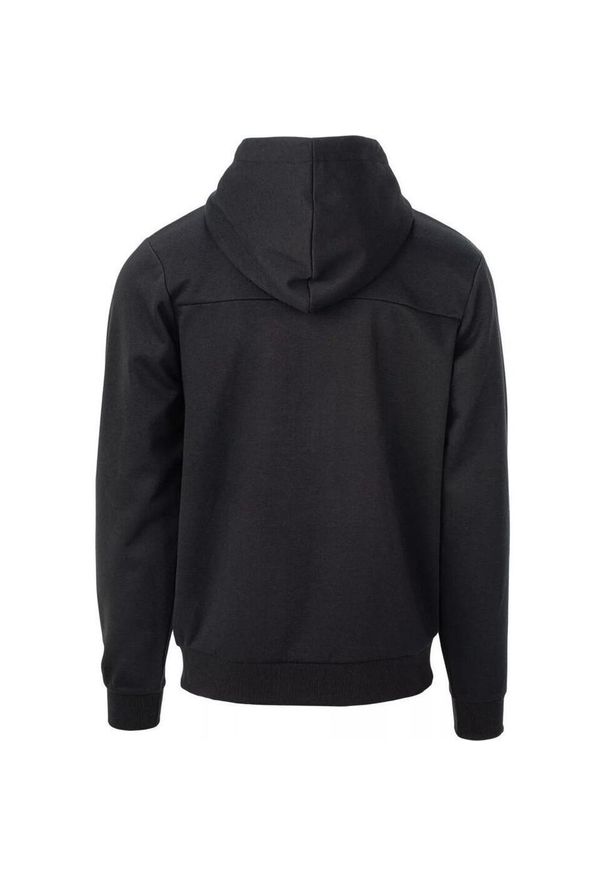 Hi-tec - Męska Bluza Z Kapturem Barin Full Zip. Typ kołnierza: kaptur. Kolor: czarny. Styl: sportowy. Sport: turystyka piesza