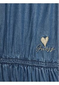 Guess Sukienka jeansowa J4GK02 D5C70 Niebieski Regular Fit. Kolor: niebieski. Materiał: lyocell