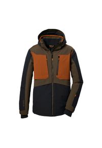 Kurtka narciarska Killtec KSW 47. Kolor: wielokolorowy, czarny, brązowy. Sezon: zima. Sport: narciarstwo #1
