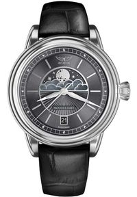 AVIATOR - Zegarek damski Aviator V.1.33.0.254.4.BM czarny. Kolor: czarny #1