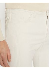 BOSS Spodnie materiałowe P-Delaware5 50527494 Écru Slim Fit. Materiał: syntetyk #3