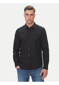 Mustang Koszula Canton 1016238 Czarny Slim Fit. Kolor: czarny. Materiał: bawełna
