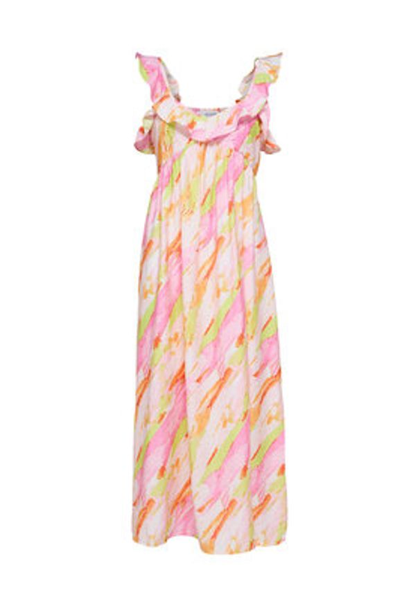 Selected Femme Sukienka 16089827 Różowy Regular Fit. Kolor: różowy. Materiał: wiskoza