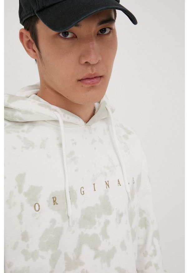 Jack & Jones bluza bawełniana męska kolor zielony z kapturem z aplikacją. Typ kołnierza: kaptur. Kolor: zielony. Materiał: bawełna. Wzór: aplikacja
