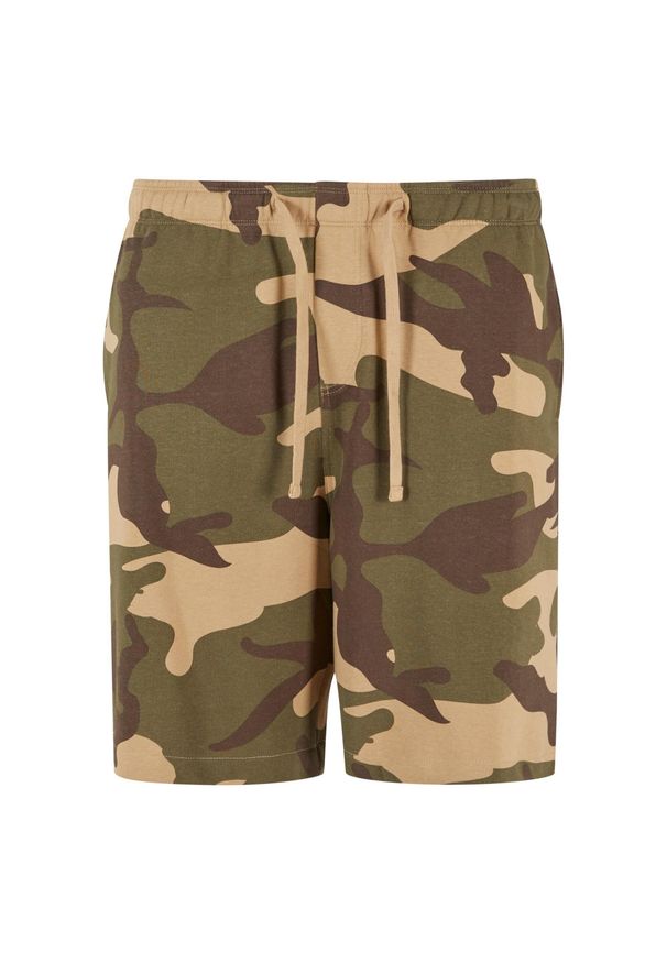 Urban Classics - Shorty Męskie Camo Easy. Kolor: brązowy