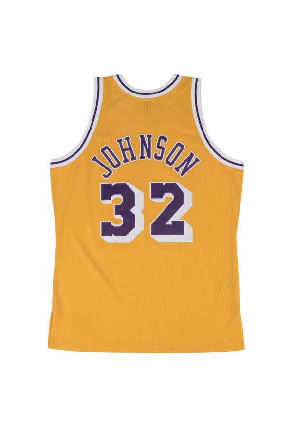 Mitchell & Ness - Koszulka Nba Los Angeles Lakers Magic Johnson. Kolor: żółty. Sport: koszykówka