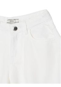 Guess Szorty jeansowe J6RD11 WH1T0 Biały Regular Fit. Kolor: biały. Materiał: lyocell #3