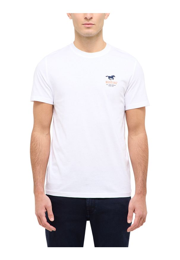 Męski T-Shirt Mustang Style Austin Bright White 1016494 2007