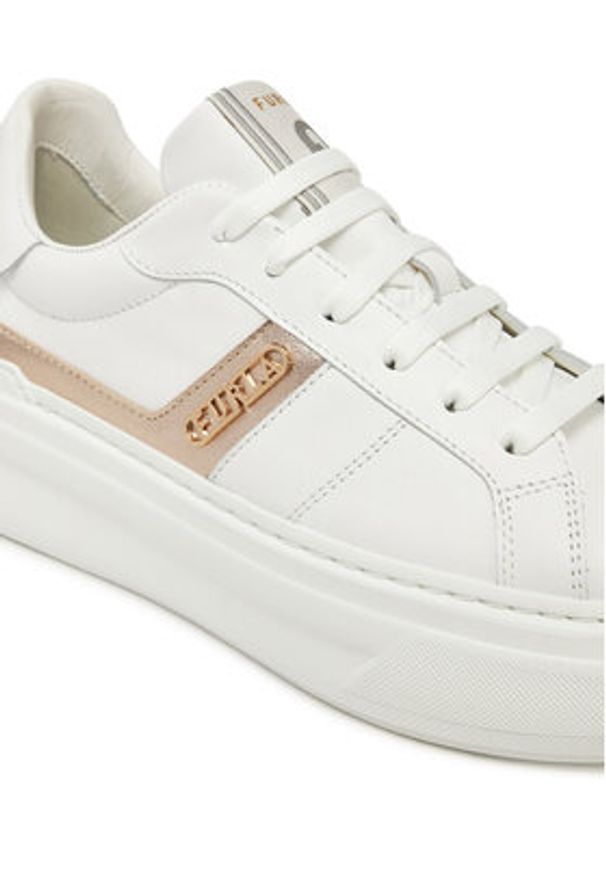 Furla Sneakersy Nuage YJ14NUA BX3719 3304S Biały. Kolor: biały. Materiał: skóra