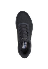 skechers - Buty sportowe Sneakersy męskie, Slip-Ins: Bobs Squad Chaos - Tough Walk. Kolor: czarny. Sport: turystyka piesza