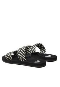 Roxy Klapki ARJL101177 Czarny. Kolor: czarny. Materiał: skóra
