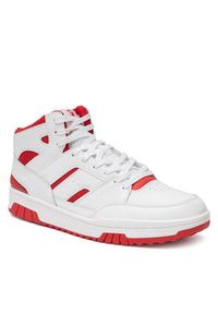 Shaq - SHAQ Buty do koszykówki BREAKER MID AQ95013M-WR Biały. Kolor: biały. Materiał: skóra. Sport: koszykówka #7