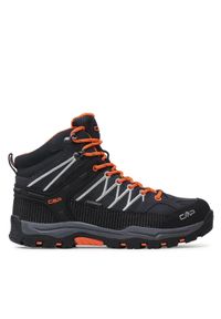 CMP Trekkingi Kids Rigel Mid Trekking Shoe Wp 3Q12944J Szary. Kolor: szary. Materiał: skóra, zamsz