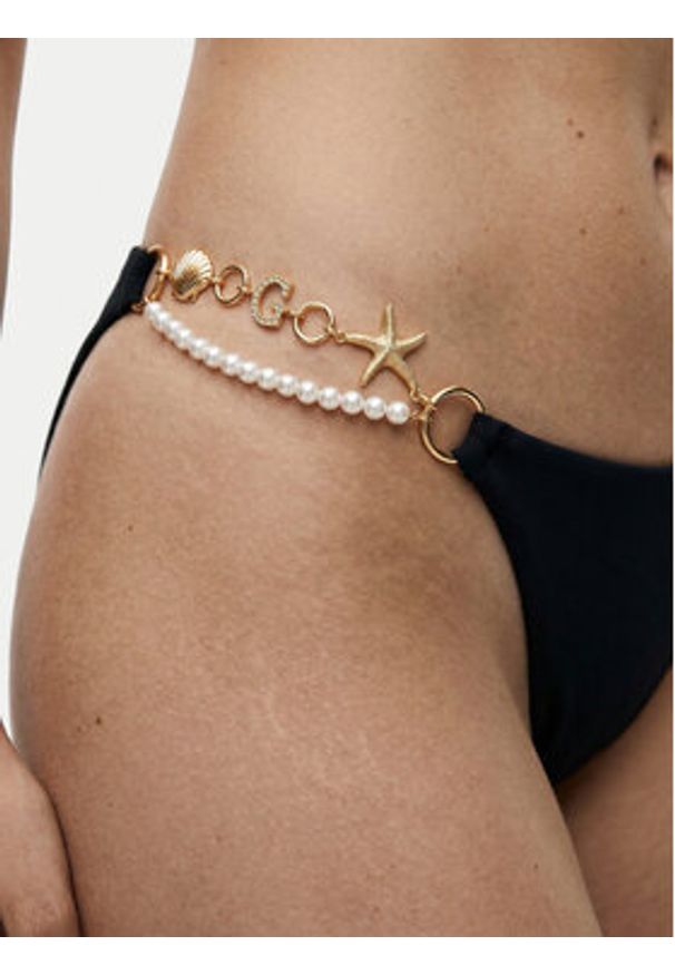 Guess Dół od bikini E6GO00 KF412 Czarny. Kolor: czarny. Materiał: syntetyk