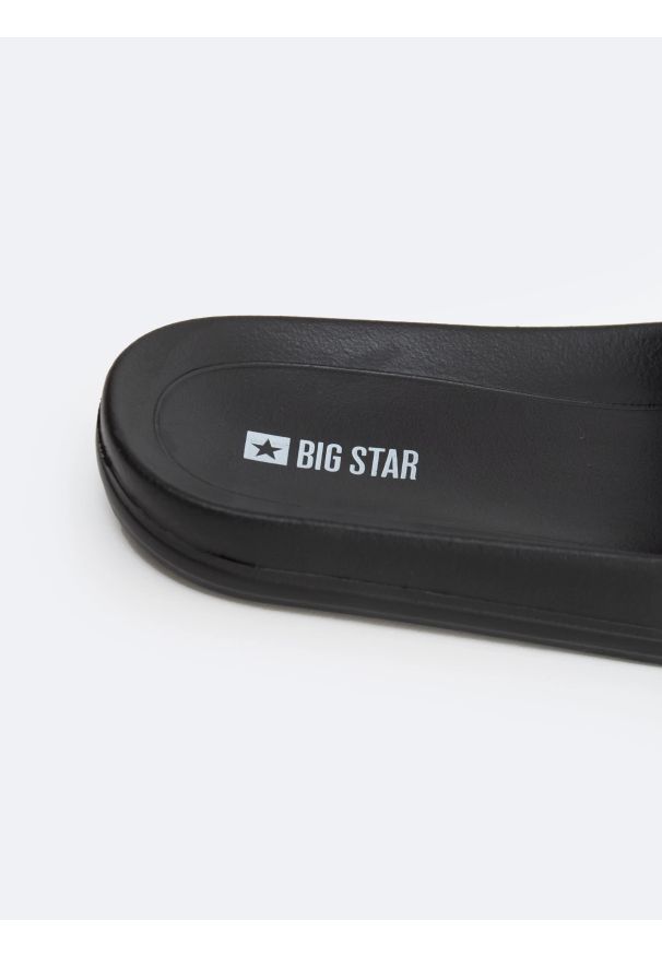 Big-Star - Klapki męskie plażowe czarne DD174690 900. Okazja: na plażę. Kolor: czarny. Materiał: materiał