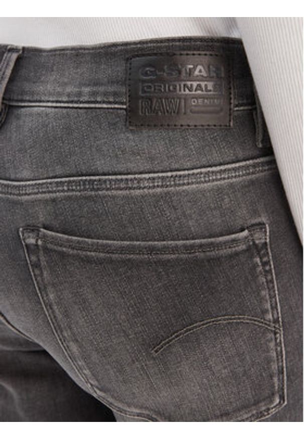 G-Star RAW - G-Star Raw Jeansy D05175-A634 Szary Skinny Fit. Kolor: szary