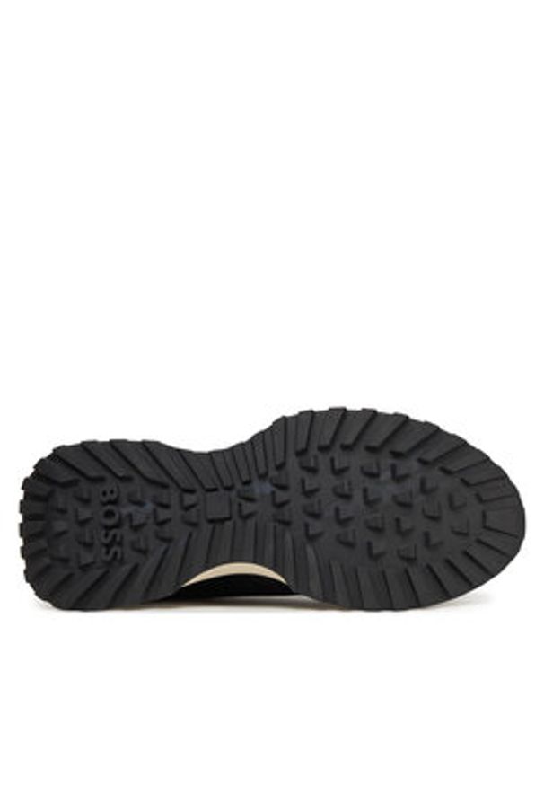 BOSS Sneakersy Jonah 50542119 Czarny. Kolor: czarny. Materiał: zamsz, skóra