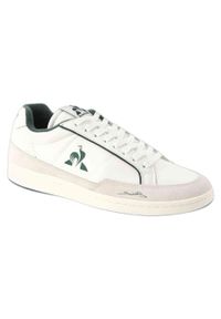 Tenisówki Le Coq Sportif Model Noah_2 Ripstop Kolor Biały. Kolor: zielony, biały, wielokolorowy, żółty. Materiał: tkanina, skóra