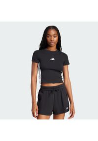 Adidas - Koszulka Essentials 3-Stripes Slim Baby. Kolor: biały, wielokolorowy, czarny