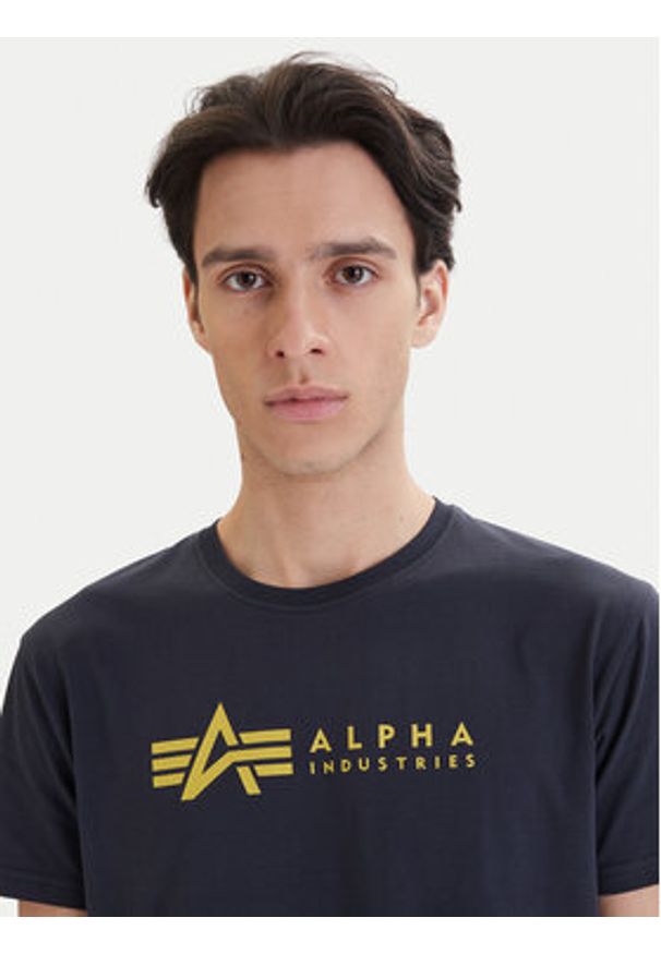 Alpha Industries Komplet t-shirtów Alpha Label 118534 Kolorowy Regular Fit. Materiał: bawełna. Wzór: kolorowy