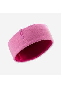 WEDZE - Opaska narciarska REVERSE dla dzieci. Kolor: różowy. Materiał: akryl, materiał. Sezon: zima. Styl: sportowy #1