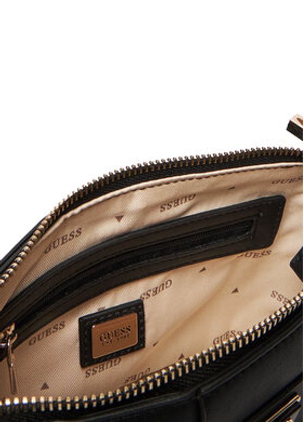 Guess Torebka Maylee Mini HWWG96 61720 Czarny. Kolor: czarny. Materiał: skórzane