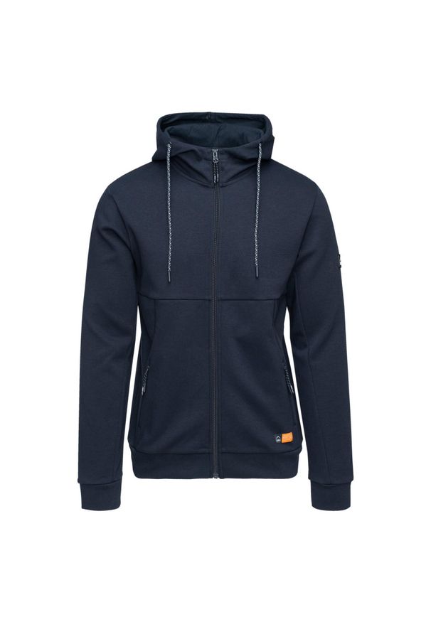 Elbrus - Męska Bluza Z Kapturem Viran II Full Zip. Typ kołnierza: kaptur. Kolor: niebieski