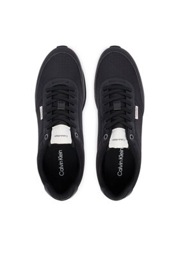 Calvin Klein Sneakersy Retro Runner T Lth Aop Ny HM0HM02213 Czarny. Kolor: czarny. Materiał: materiał