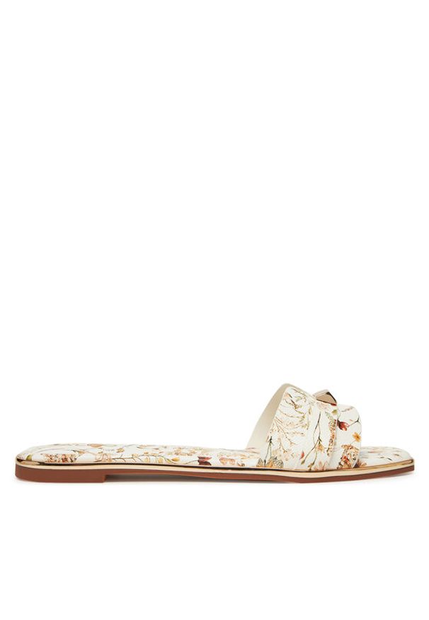 Aldo Klapki Darine 13968287 Écru. Kolor: kremowy. Materiał: skóra