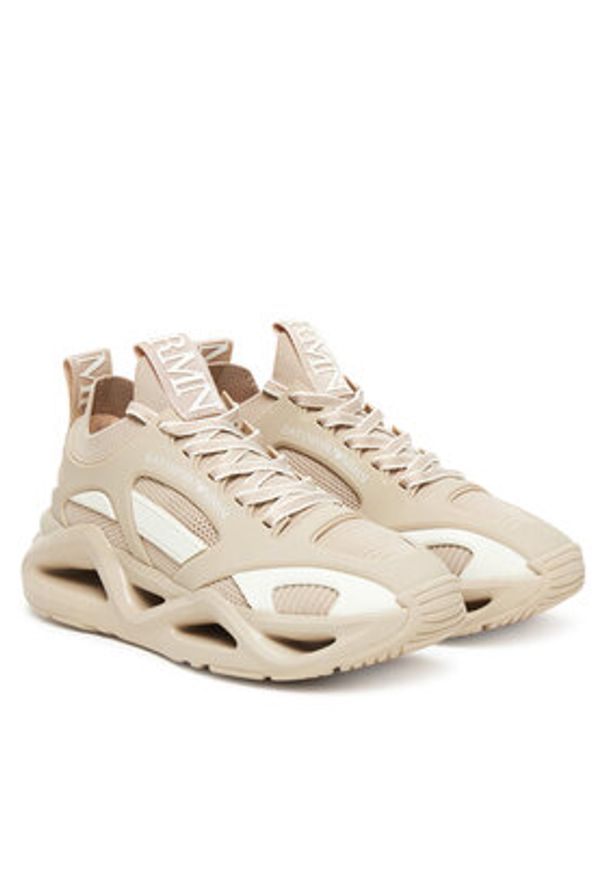 EA7 Emporio Armani Sneakersy 7X000383 AF19525 MZ202 Beżowy. Kolor: beżowy. Materiał: materiał