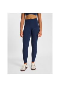 Damskie legginsy Hummel Pulse. Kolor: wielokolorowy, niebieski, zielony. Sport: fitness #1