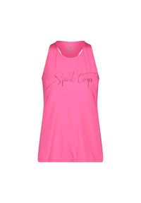 Damski tank top CMP. Kolor: czerwony, wielokolorowy, różowy #1