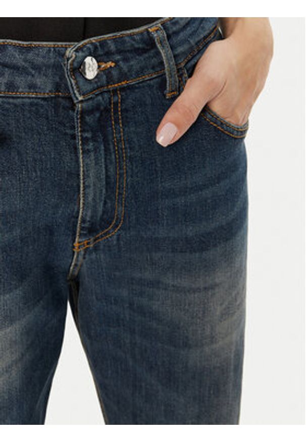 Rinascimento Jeansy CFC0120191003 Granatowy Boyfriend Fit. Kolor: niebieski