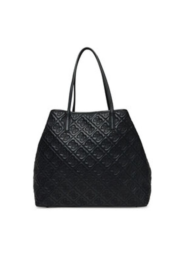 Guess Torebka Adelasia HWQL96 58240 Czarny. Kolor: czarny. Materiał: skórzane