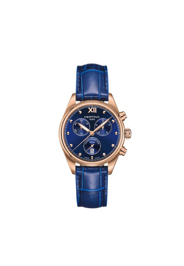 CERTINA PROMOCJA ZEGAREK DS 8 C033.234.36.048.00. Materiał: skóra. Styl: sportowy, casual