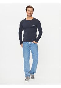 Emporio Armani Underwear Longsleeve 111023 3F715 00135 Granatowy Regular Fit. Kolor: niebieski. Materiał: bawełna. Długość rękawa: długi rękaw #5