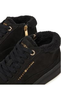 TOMMY HILFIGER - Tommy Hilfiger Sneakersy Modern Court Sneaker Mc Wl FW0FW09000 Czarny. Kolor: czarny. Materiał: skóra #5