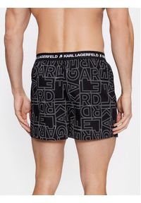 Karl Lagerfeld - KARL LAGERFELD Komplet 3 par bokserek Aop Woven Boxer Short (X3) 235M2108 Czarny. Kolor: czarny. Materiał: bawełna #3