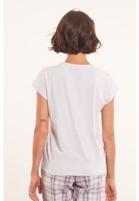 Etam t-shirt piżamowy Clorie damskie kolor szary. Kolor: szary #2
