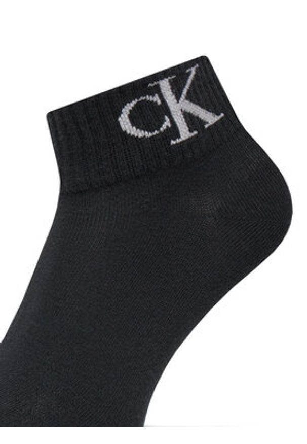 Calvin Klein Jeans Skarpety długie 701228813 Czarny. Kolor: czarny. Materiał: materiał, bawełna