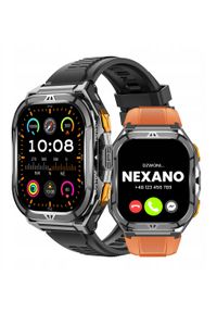 Nexano - SMARTWATCH MĘSKI ZEGAREK GPS WODOODPORNY ROZMOWY SMART WATCH SPORT MENU PL. Rodzaj zegarka: smartwatch. Styl: sportowy
