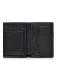 Ochnik - Czarny skórzany portfel męski. Kolor: czarny. Materiał: skóra #3